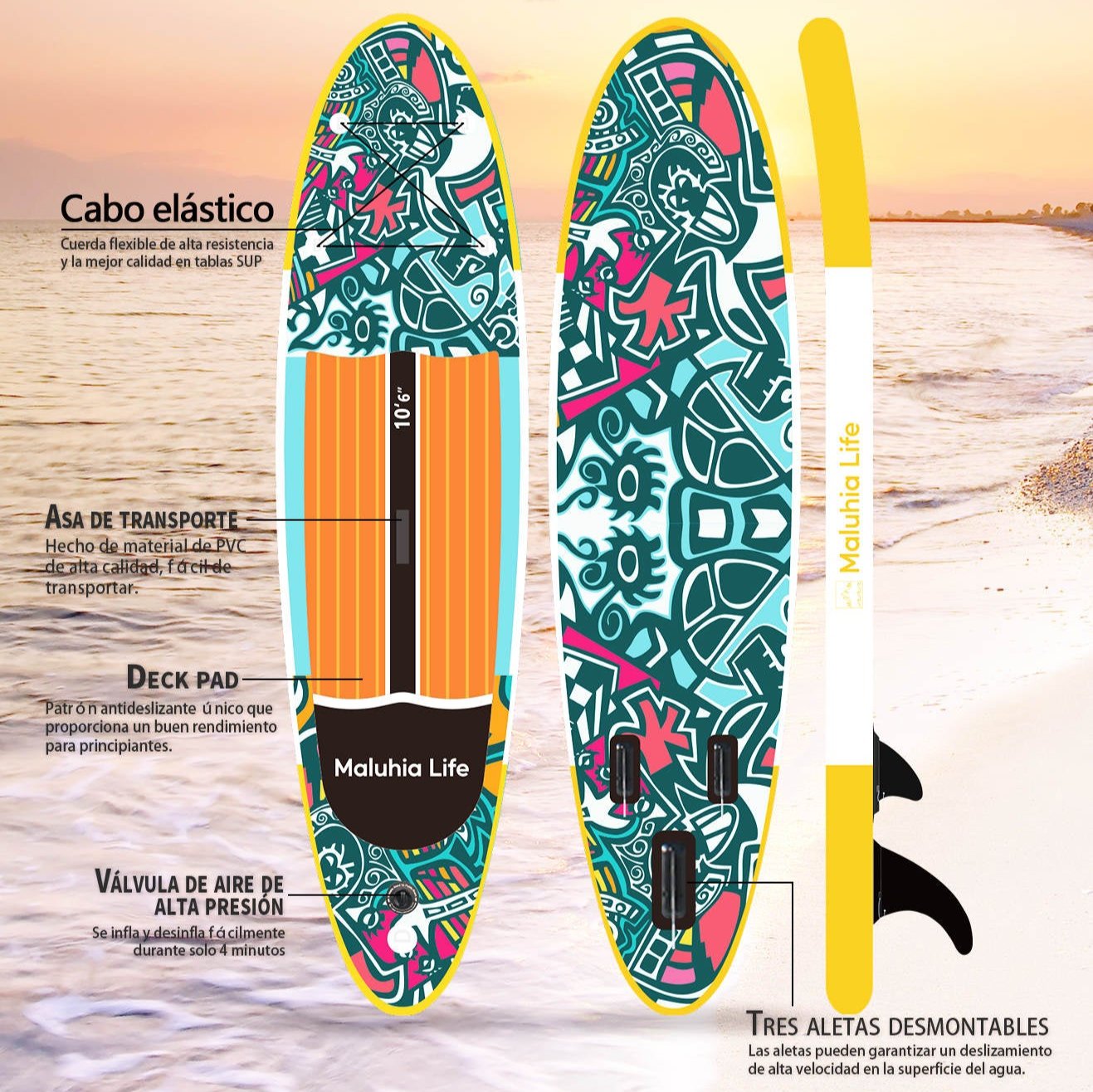 Akala 10'6 Inflatable SUP Board